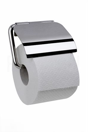 Toilettenpapierhalter aus Edelstahl mit Blattstopper 